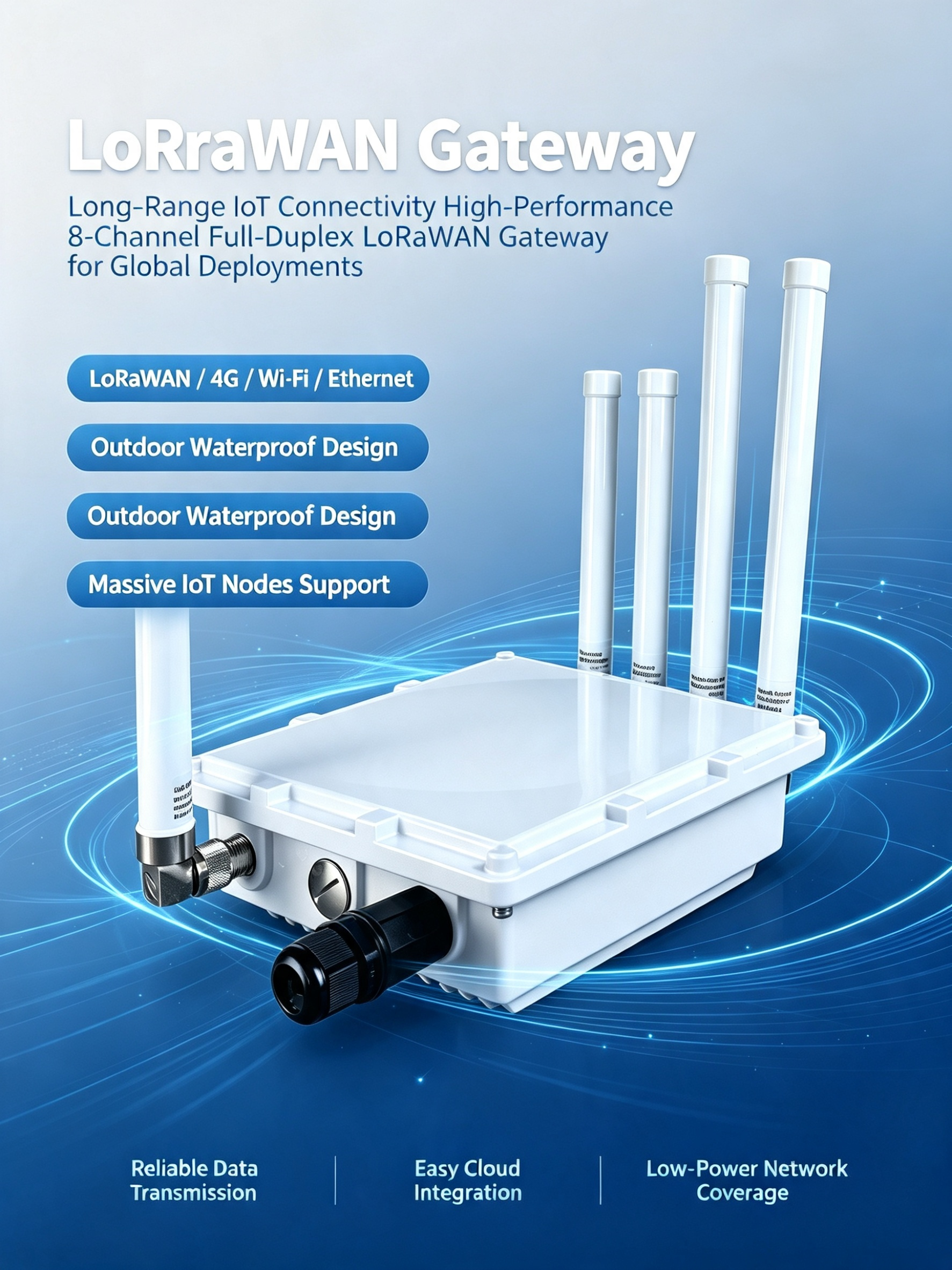 LoRaWAN Industrial Outdoor Gateway